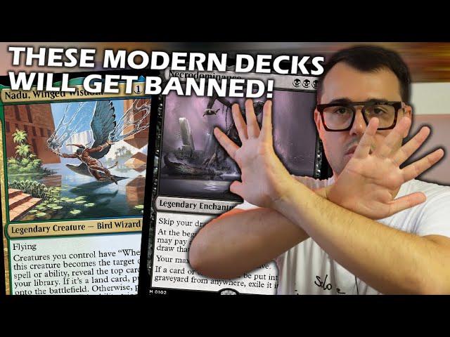 These two Modern decks are so broken! | Mono Black Necro vs Bant Nadu | Modern Paper Gameplay | Mtg