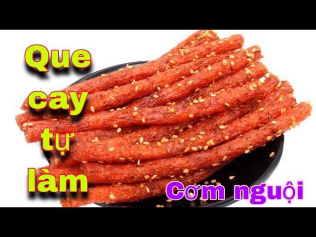 Cách Làm Que Cay Bằng Cơm Nguội Đơn Giản Mà Ngon #Shorst