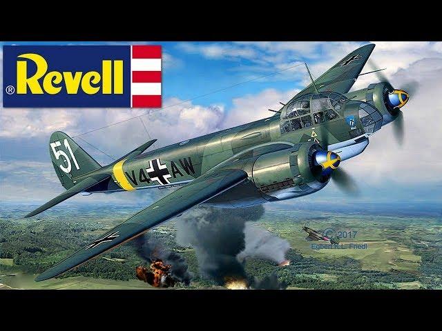 FULL VIDEO BUILD REVELL JUNKERS Ju88A-4 BOMBER