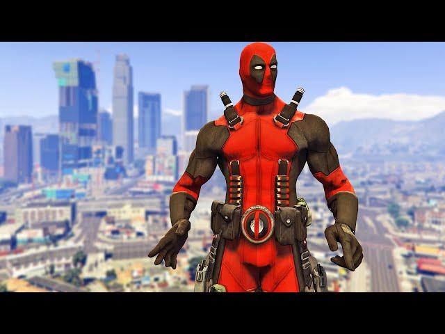 قراند 5 : اللعب بديد بول | GTA V Playing as Deadpool