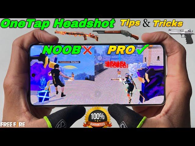 free fire onetap headshot tips and tricks 100% working