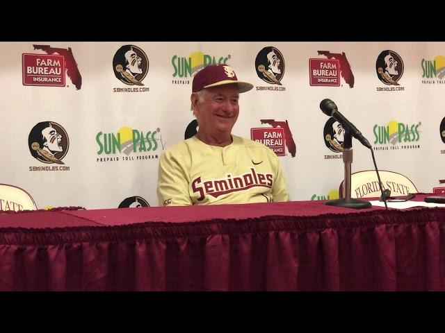 Florida State head coach Mike Martin Sr.’s final home game press conference