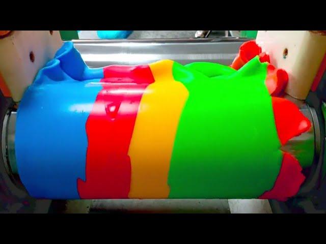 Silicone rubber color mixing | Oddly satisfying silicone color mixing