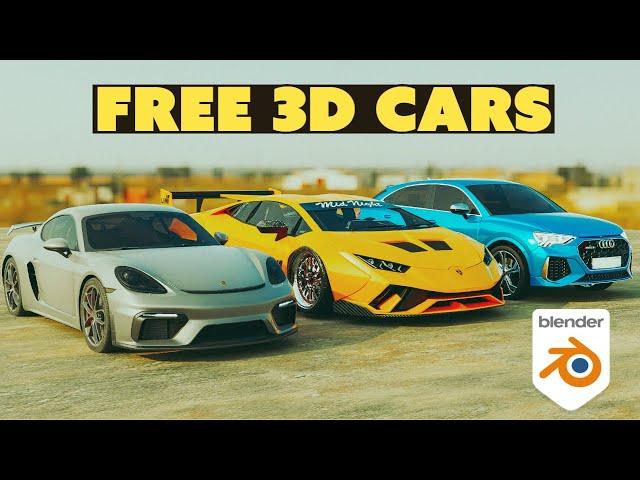 Download FREE 3D car models - Tutorial