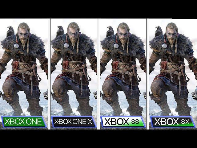 Assassin's Creed Valhalla | One - OneX - Series S - Series X | Graphics & FPS Comparison