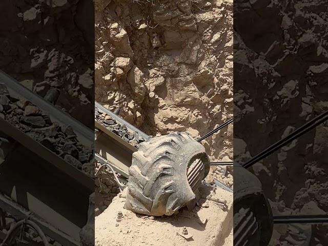 Jaw Crusher Crushing Giant Boulders for Aggregate Production  #mm247