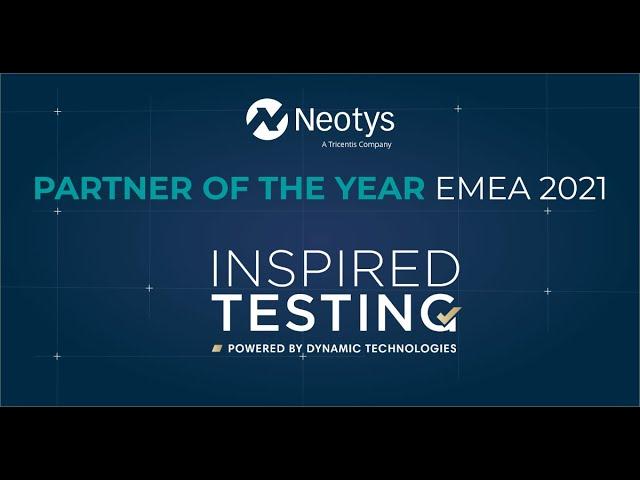 Inspired Testing awarded EMEA partner of the year by Neotys, a Tricentis company