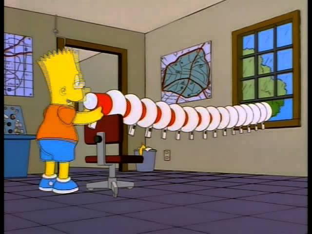 The Simpsons - Bart's Megaphone Testing