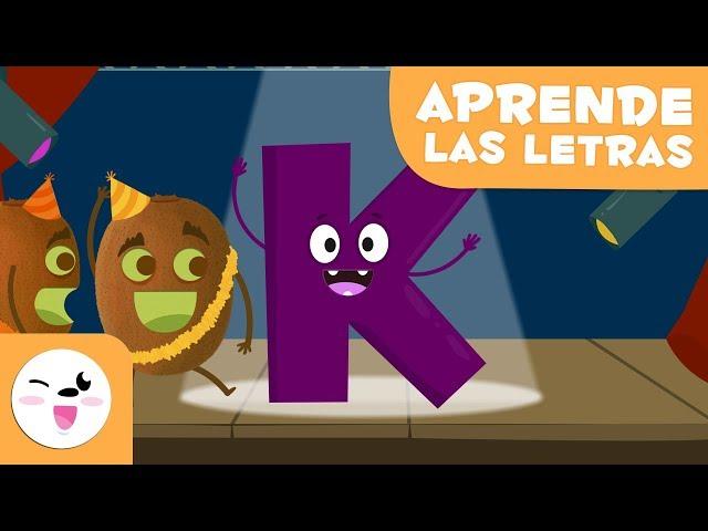 Aprende la letra K con nuestros amigos los kiwis - El abecedario