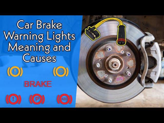 Car Brake Warning Lights Meaning and Causes | The Car Doctor Pakistan