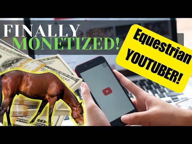 Equestrian Youtuber~How much MONEY I made~ First PAYCHECK with 7K subscribers! ~ HORSE