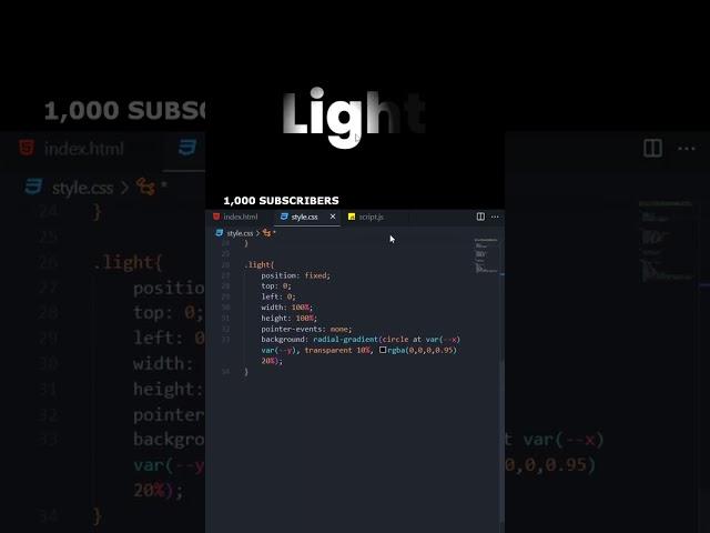 Cursor style with js. #html #css #javascript  #shorts