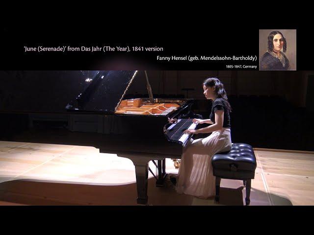 Fanny Mendelssohn-Hensel: ‘June (Serenade)’ from Das Jahr, 1841 version