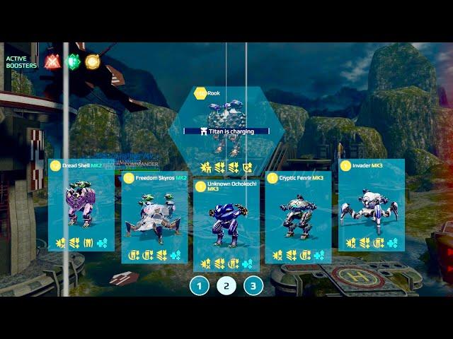 War Robots: Power of the Tanks | Shell, Invader, Fenrir, Ochokochi & Rook Gameplay