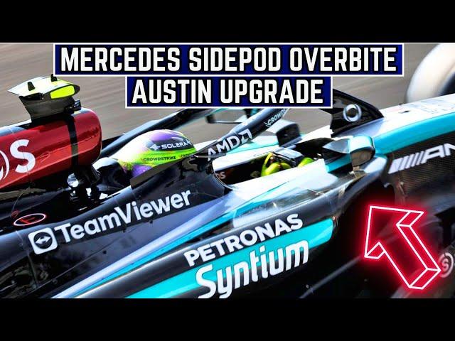 Mercedes W15 OVERBITE Sidepod Upgrade to Debut in Austin?! | F1 2024