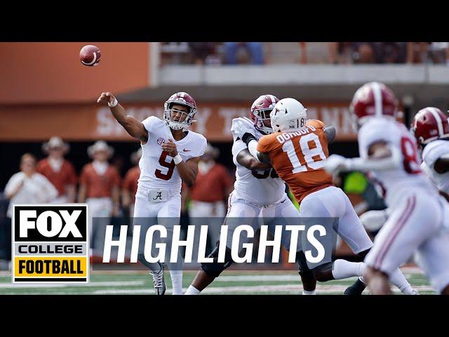 Alabama vs. Texas Highlights | CFB on FOX