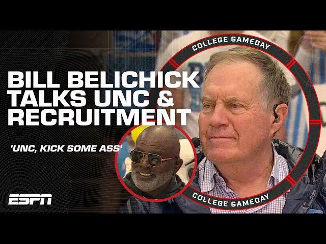 Bill Belichick on UNC football recruitment, Lawrence Taylor & more! | College GameDay