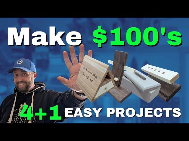 5 Affordable Woodworking Project Ideas That Will Make You Money