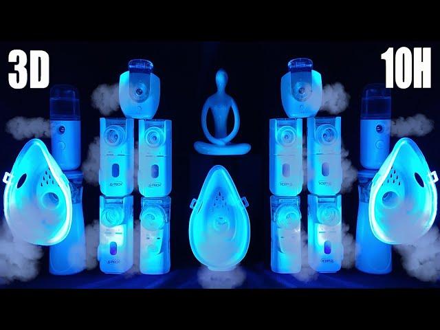 ASMR Aerosol 3D (Fifteen Nebulizers) Amazing white noise for sleeping 