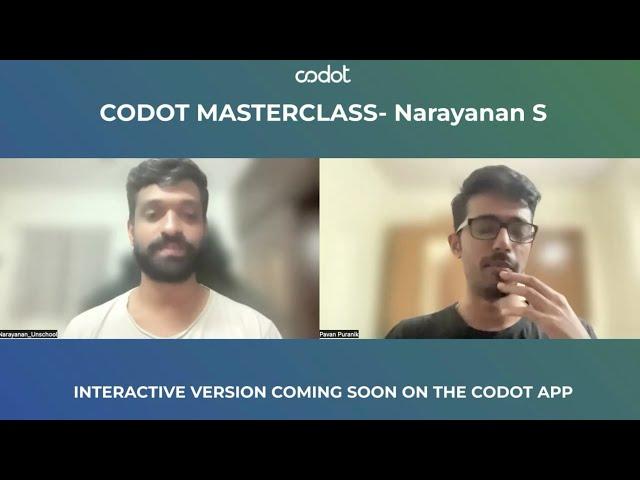 Building and scaling a Y-Combinator backed, profitable ed-tech startup- CoDot Masterclass