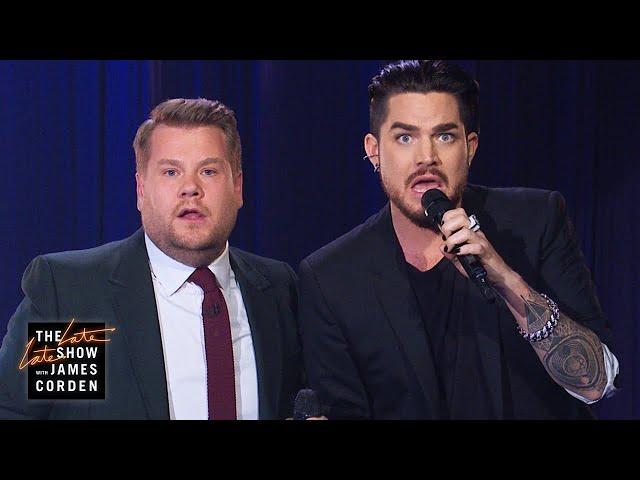 Queen + Adam Lambert On James Corden (Crack)