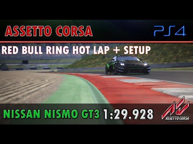 ASSETTO CORSA | NISSAN NISMO GT3 Red Bull Ring Hot Lap + Setup 1:29.928