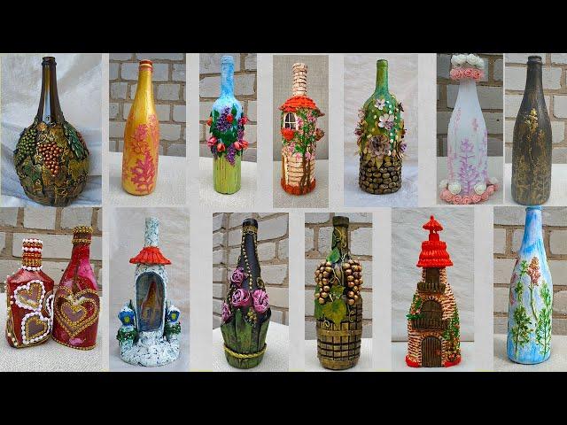 13 ideas for amazing bottle decor. DIY decor