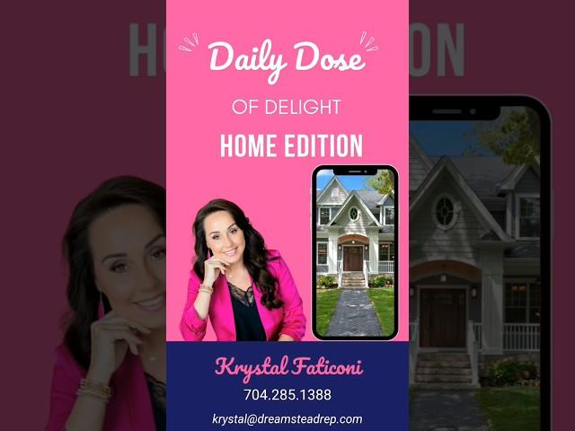 Daily Dose of Delight - Home Edition #realestate #independentagent #charlottenc #realtor #homebuying