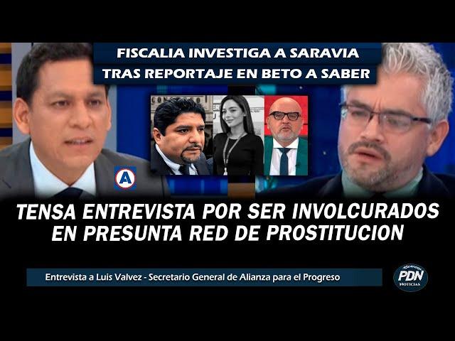 SECRETARIO DE APP EN TENSA ENTREVISTA: INVOLUCRADOS POR PRESUNTA RED DE PROSTITUCION EN EL CONGRESO