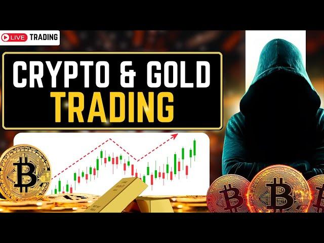 10 FEB Crypto Live Trading , Bitcoin live trading #bitcoin #gold #ethereum #cryptolive