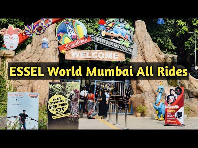 ESSEL World Amusement Park Mumbai All Rides | Water Kingdom Park Mumbai All Rides Complete Guide