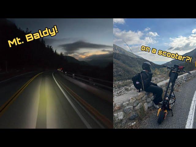 Riding a Scooter Through the Mountains: Mt. Baldy Adventure! (Inmotion Rs)