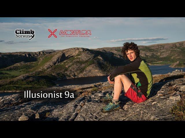 Adam Ondra - Illusionist 9a - Flatanger Norway (2013)