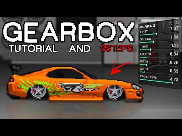 How to gearbox and 2 step in pixel car racer | gearbox tutorial | pixel car racer