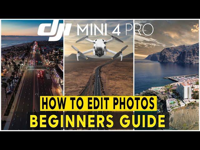 DJI Mini 4 Pro - HOW TO EDIT DRONE PHOTOS IN SECONDS