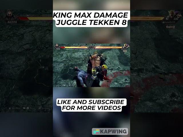 King Max damage Juggle Tekken 8