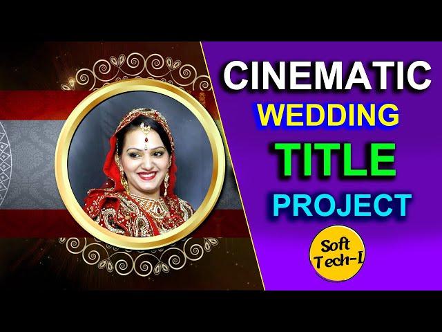 Edius Cinematic Wedding Title Project 2024 |New Golden Title Project free download!