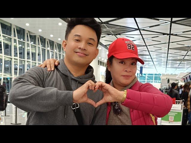 PAGHATID SA HONGKONG AIRPORT SA KALINGAP TEAMS | JOMAR NAG MAMADALI | IAN AND EMMY ANG SWEET