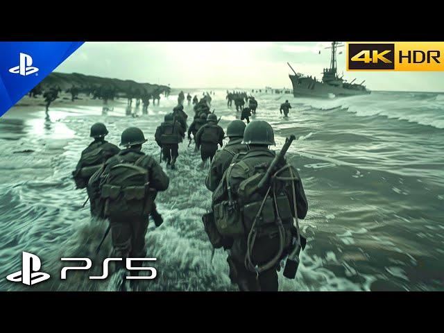 (PS5) D-DAY - Operation Tonga 1944 | Realistic ULTRA Graphics Gameplay [4K 60FPS HDR]Call of Duty