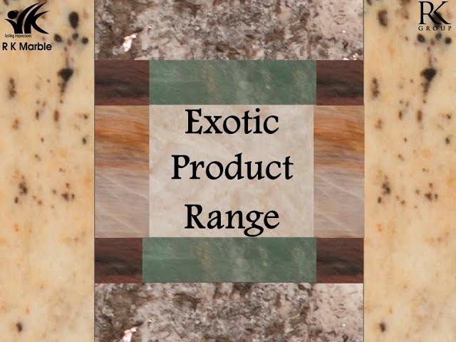 Exotic Marble Product Ranges & Colors - R K Marble