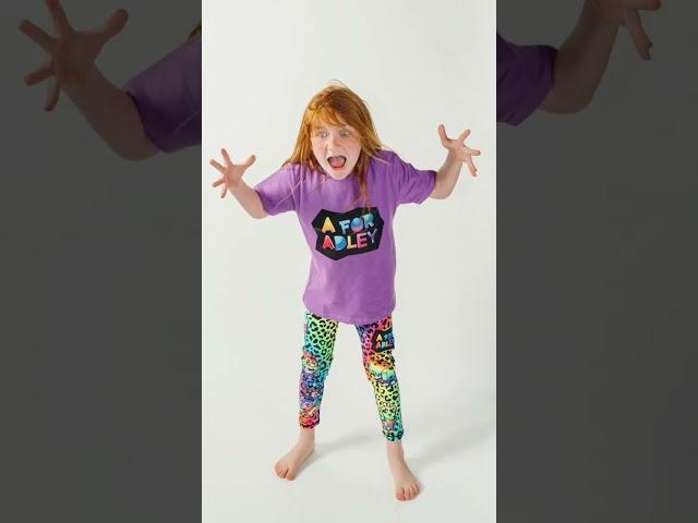 ADLEY BACK TO SCHOOL!! neon rainbow drop is almost here featuring rainbow ghosts!! #shorts