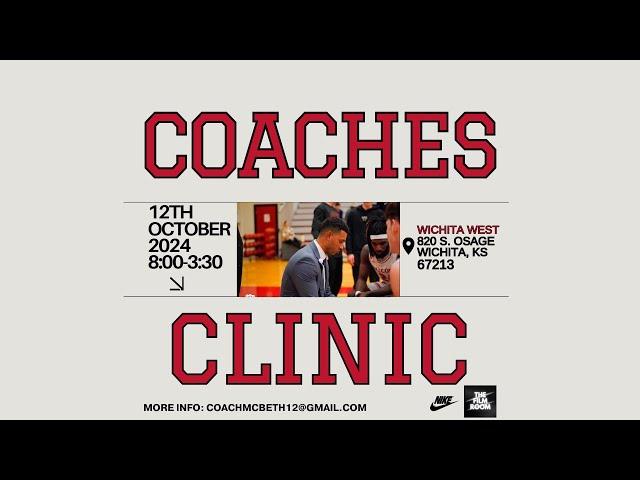 Coach McBeth Hosts 1st Coaches Clinic