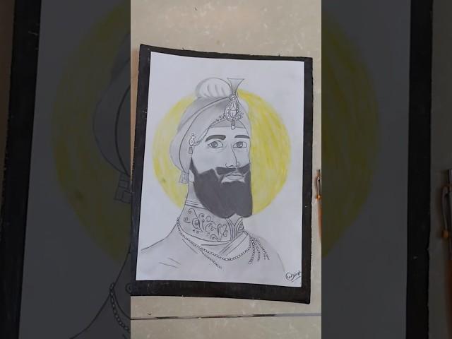 Drawing Guru Gobind singh ji 3 days of Hardwork #gurugobindsinghji  #artwork #shading