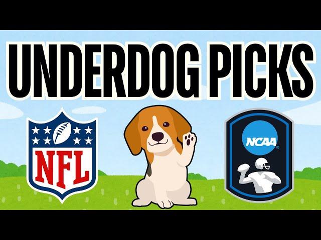 Underdog Picks for NFL Week 12 (and College Football Suggestions)