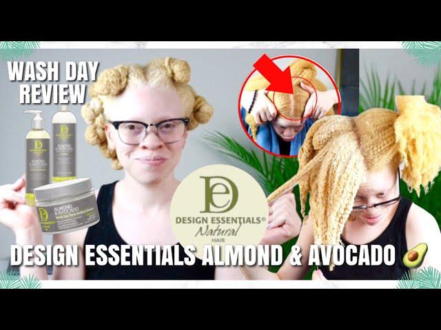 WASH DAY ON TYPE 4 HAIR FT. DESIGN ESSENTIALS ALMOND & AVOCADO | Iyana LeShea