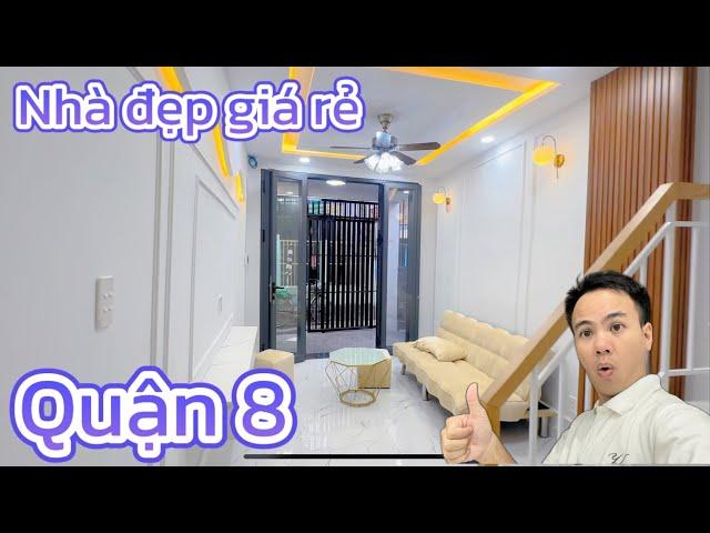 Quận 8️2tỷ9xx, 35m2 sổ hồng riêng. Nhà mới đẹp đủ nội thất, gần mặt tiền.