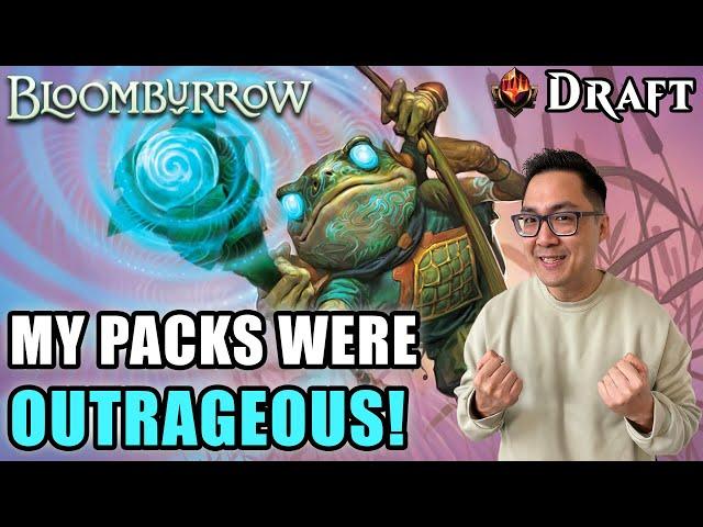 I Opened The Luckiest Packs Ever! | Bloomburrow Draft | MTG Arena