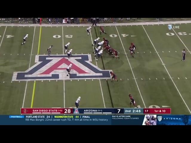 Greg Bell 2021 CFB Game Highlights vs Arizona | fabfiveroff