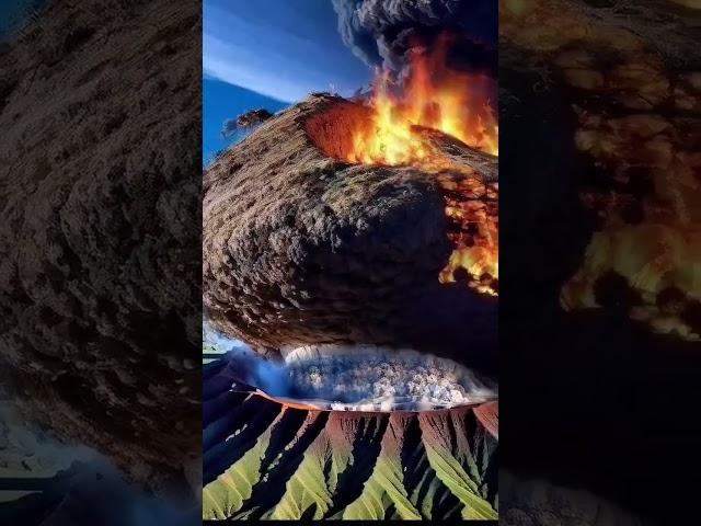 fire in the desert sand  #shortsfeed #naturelife #shortsvideo #shorts