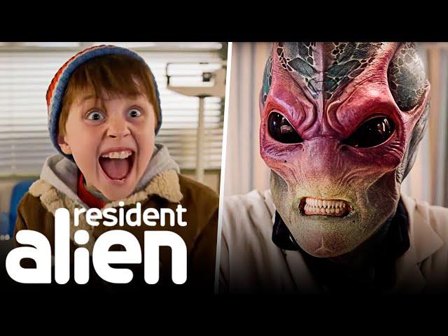 Harry and Max: Frenemy Timeline | Resident Alien | SYFY